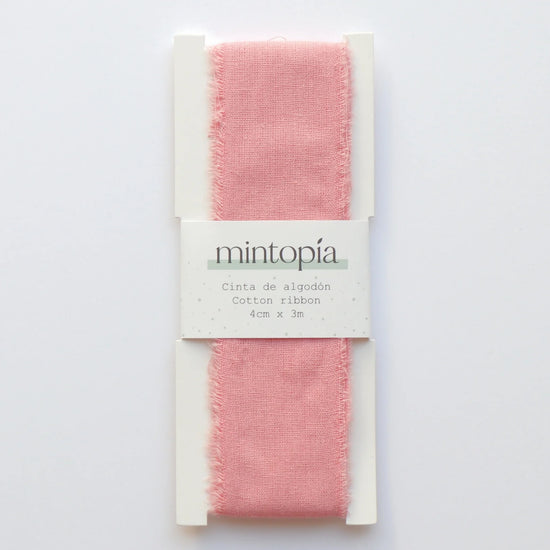 Mintopia Cinta de algodón Mintopía 4 cm x 3 m Ballerina Pink