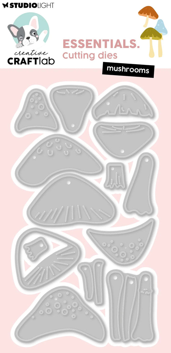 Studio Light Cutting Die Mushrooms Essentials 14 Pieces