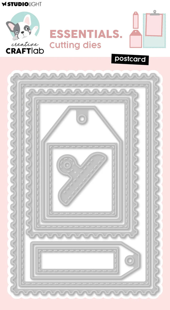 Studio Light Cutting Die Postcard Essentials 9 Pieces