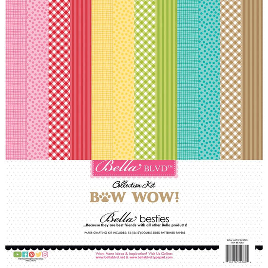 Bella Blvd Besties Collection Kit 12"X12" Bow Wow