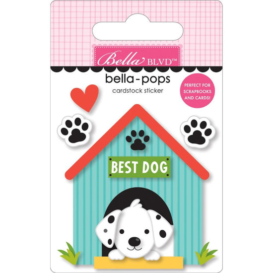 Bella Blvd Bow Wow Bella-Pops 3D Stickers Best Dog