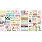 Bella Blvd Cardstock Ephemera Words, Bow Wow