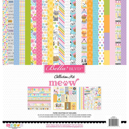 Bella Blvd Collection Kit 12"X12" Meow