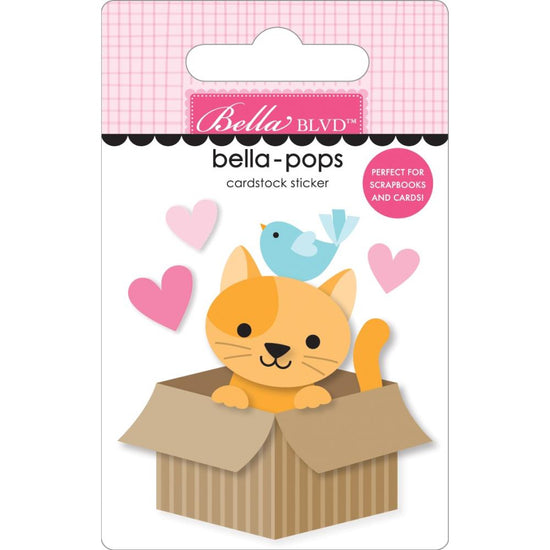 Bella Blvd Meow Bella-Pops 3D Stickers Purrsnickety