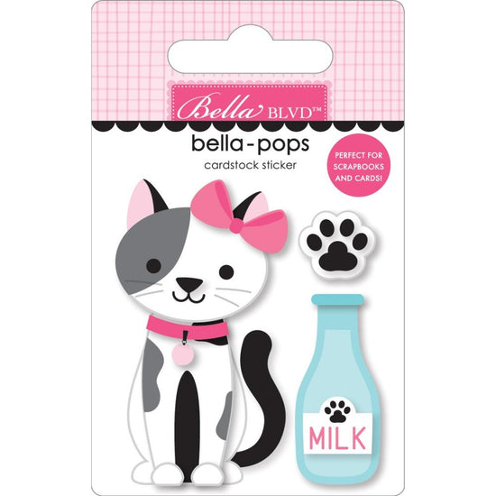 Bella Blvd Meow Bella-Pops 3D Stickers Pretty Kitty