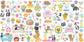 Bella Blvd Cardstock Ephemera Icons, Meow