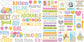 Bella Blvd Cardstock Ephemera Words, Meow