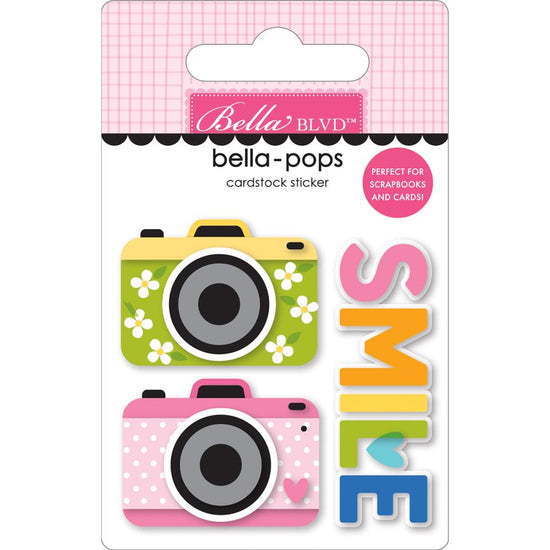 Bella Blvd Documented Bella-Pops 3D Stickers My View