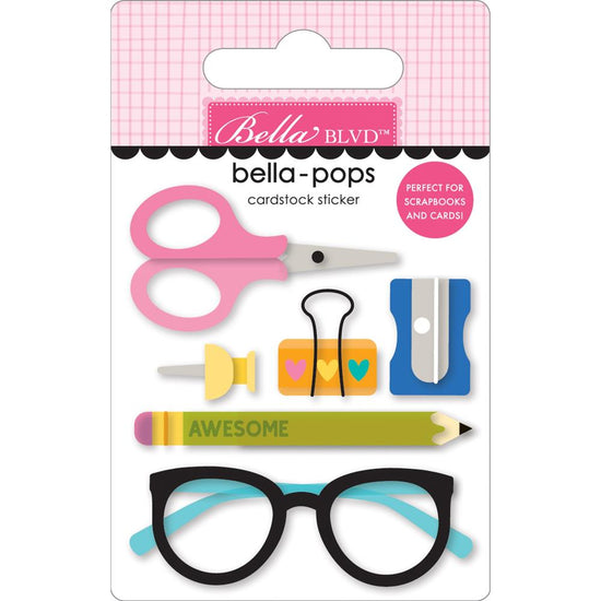 Bella Blvd Documented Bella-Pops 3D Stickers Desk Notes