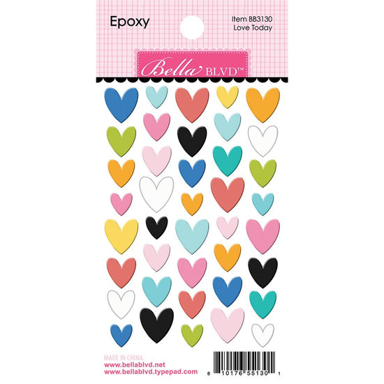 Bella Blvd Documented Epoxy Stickers Love Today