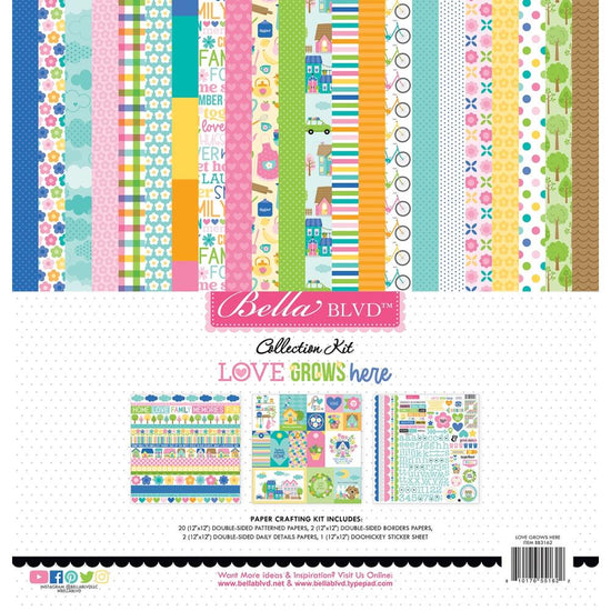 Bella Blvd Collection Kit 12"X12" Love Grows Here