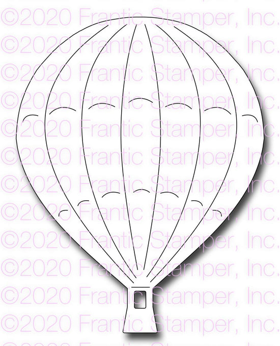 Frantic Stamper Precision Die Hot Air Balloon