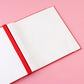 Colorbok Post Bound Fabric Album 12"X12" Red