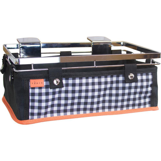 Tonic Studios Table Tidy Main Caddy Black/ Orange