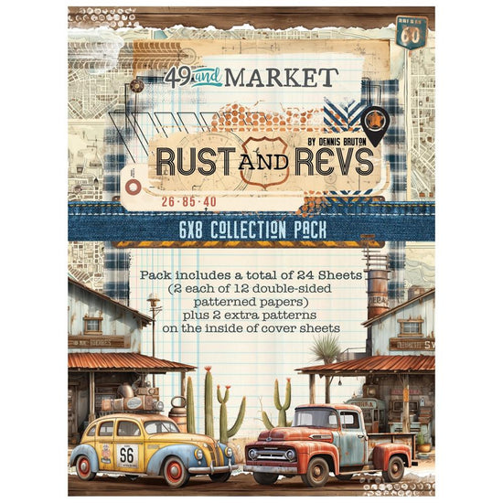 49 And Market Collection Pack 6"X8" Rust and Revs