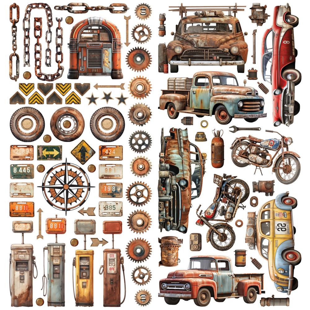 49 And Market Laser Cut Outs Rust and Revs Elements โ Imaginic Scrapbook