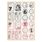 Spellbinders Book 10 Borders & Labels Stickers by Esther Glas