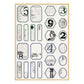 Spellbinders Book 10 Borders & Labels Stickers by Esther Glas