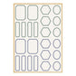 Spellbinders Book 10 Borders & Labels Stickers by Esther Glas