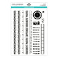 PRE ORDER Spellbinders Keepsake Strips Clear Stamp Set by Esther Glas PRE ORDER