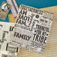 PRE ORDER Spellbinders Family & Friends Clear Stamp Set by Esther Glas PRE ORDER