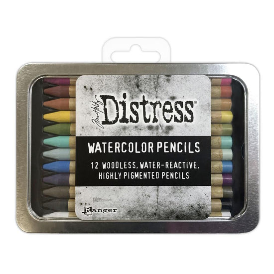 Tim Holtz Distress Watercolor Pencils 12/Pk Set 1
