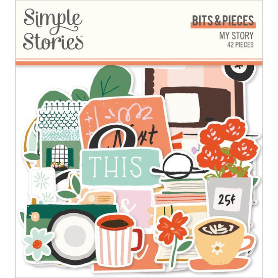 My Story Bits & Pieces Die-Cuts 42/Pkg