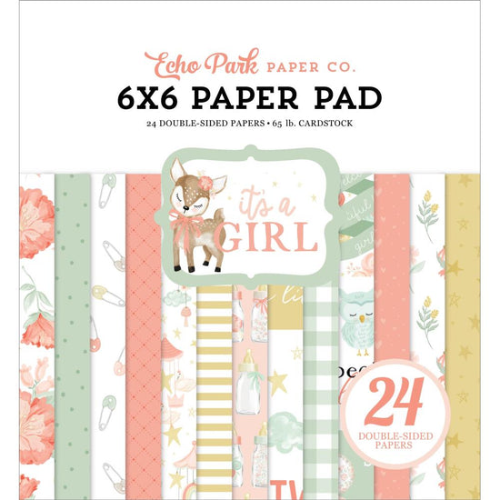 Echo Park Double-Sided Paper Pad 6"X6" 24/Pkg It&