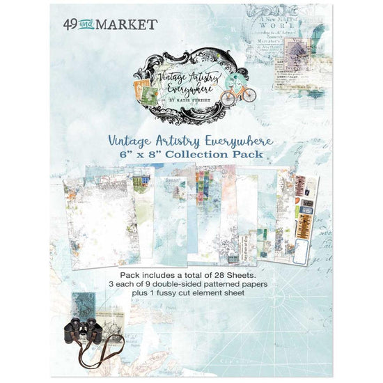 49 And Market Collection Pack 6"X8" Vintage Artistry Everywhere