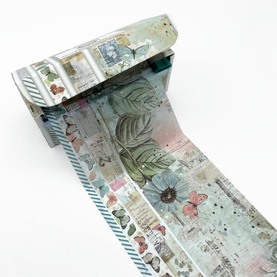 49 And Market Vintage Artistry Tranquility Washi Tape 4/Pkg