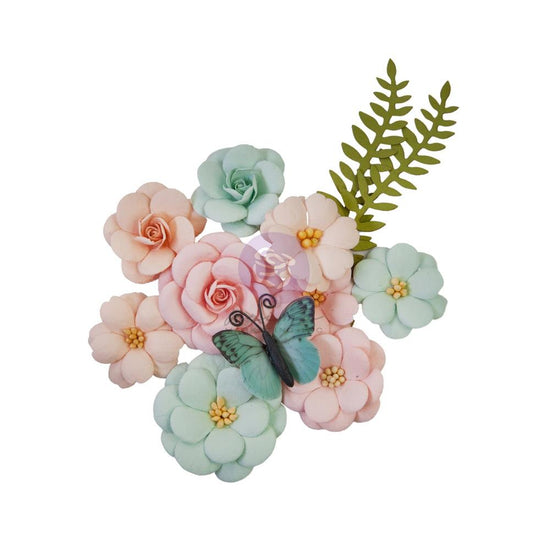 Prima Marketing Mulberry Paper Flowers Solecito/Miel