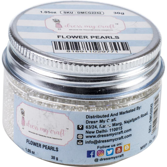 Dress My Craft Flower Pearls 1.5oz
