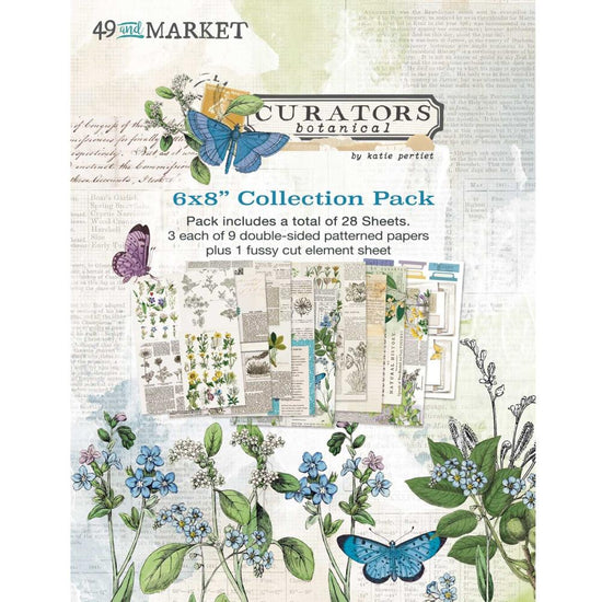 49 And Market Collection Pack 6"X8" Curators Botanical