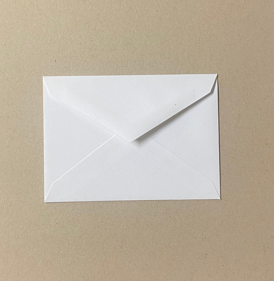 Envelopes 3 5/8”x5 1/8” Matte White