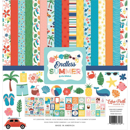Echo Park Collection Kit 12"X12" Endless Summer
