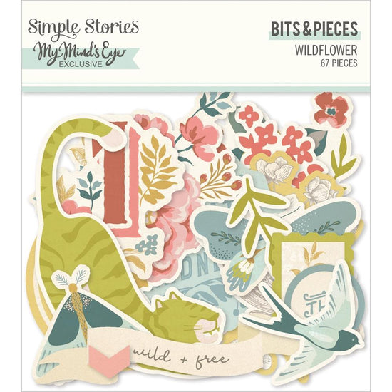 Wildflower Bits & Pieces Die-Cuts 67/Pkg