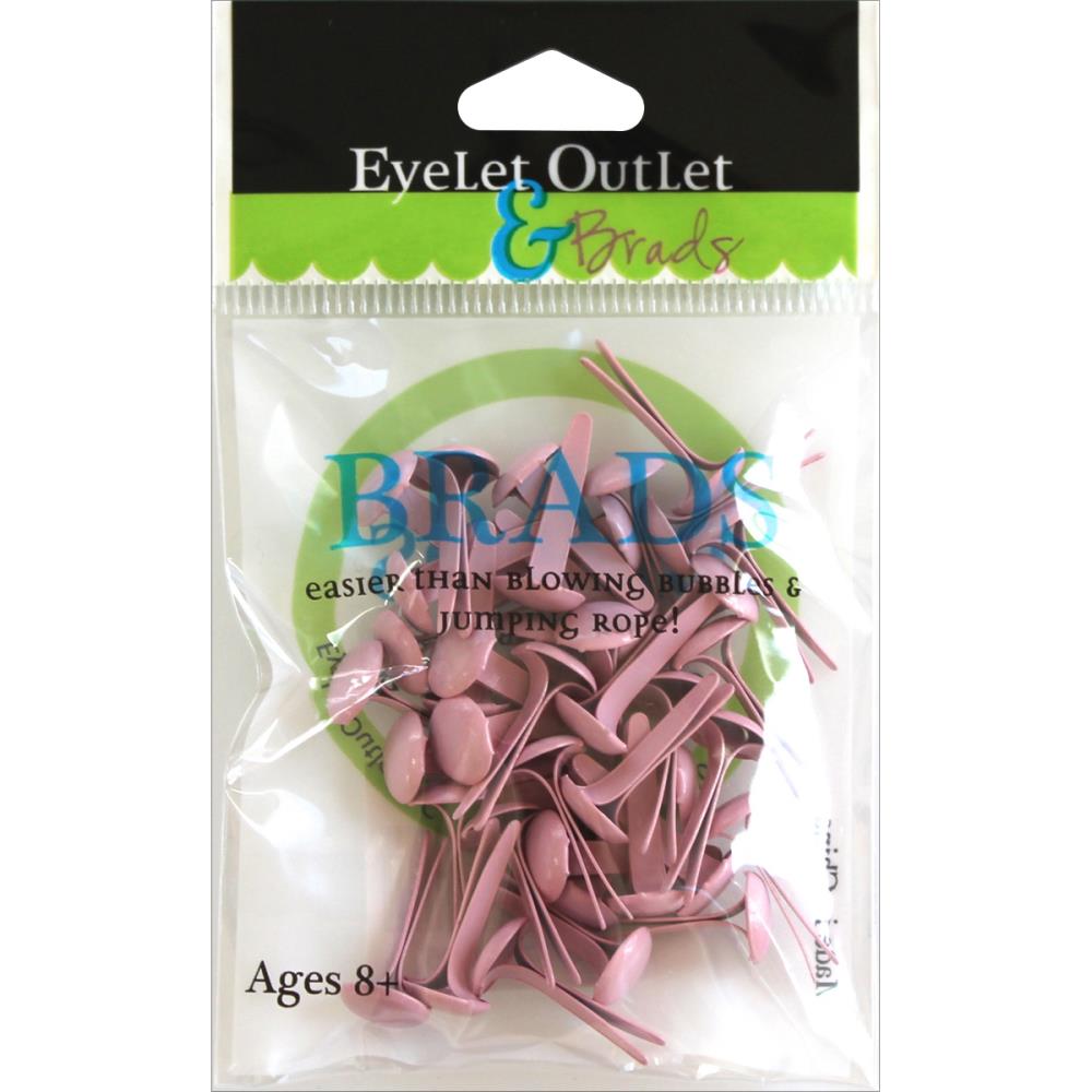Eyelet Outlet Round Brads 8mm 40/Pkg Pastel Pink – Imaginic Scrapbook
