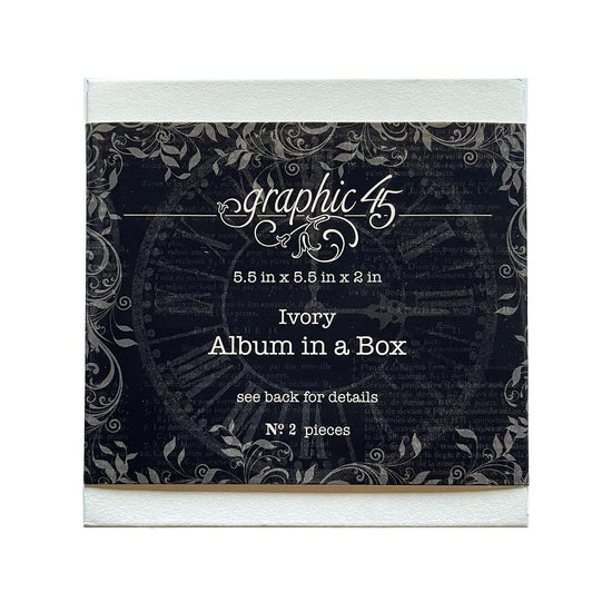 Graphic 45 Staples Album In A Box Ivory