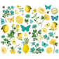Simple Vintage Lemon Twist Bits & Pieces Die-Cuts 41/Pkg Floral