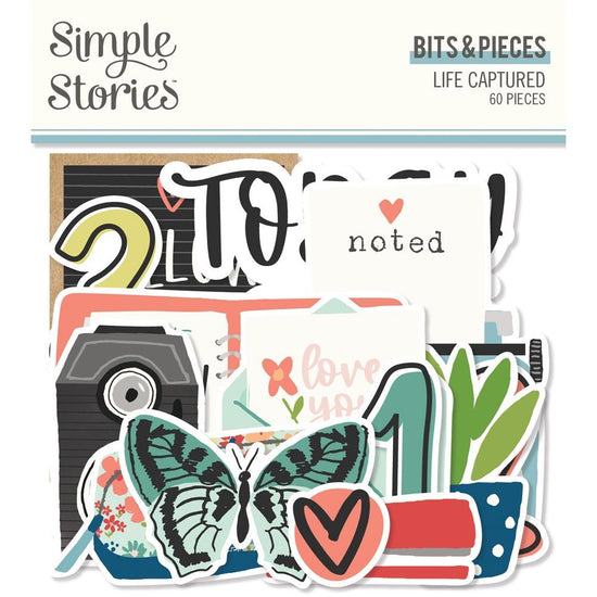Life Captured Bits & Pieces Die-Cuts 60/Pkg