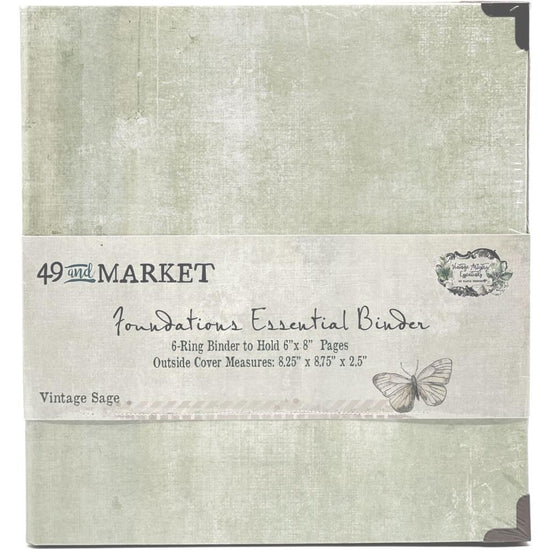 49 And Market Foundations Essential Binder Vintage Sage
