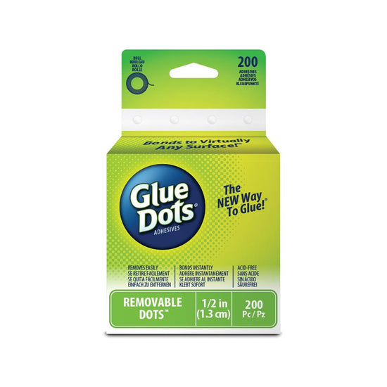 Glue Dots Clear Dot Roll Removable