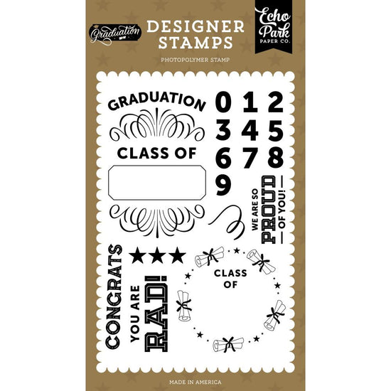 Echo Park Stamps Class of Graduation