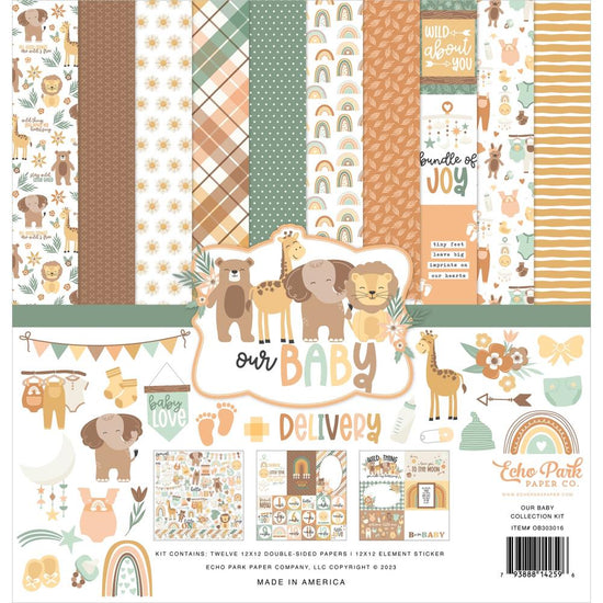 Echo Park Collection Kit 12"X12" Our Baby