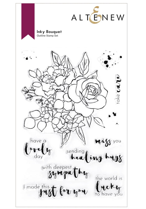 Altenew Inky Bouquet Stamp Set