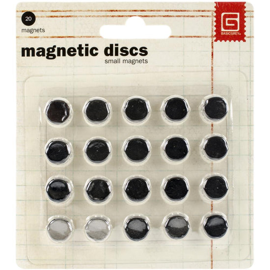 Magnetic Discs .375" 20/Pkg 1/32" Thick