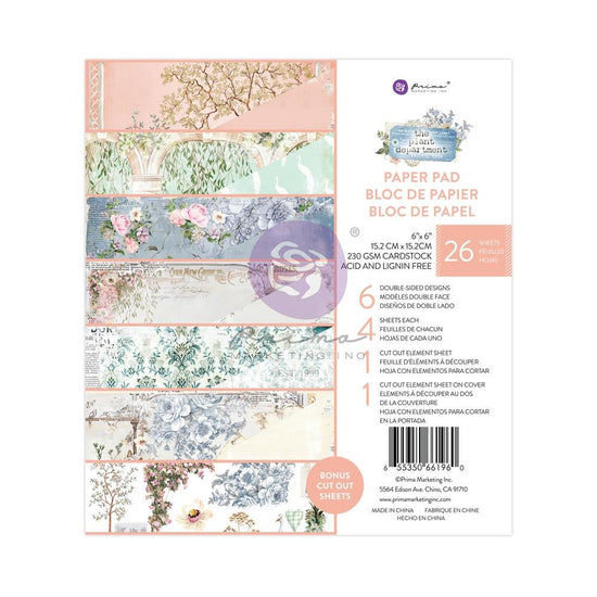 Prima Marketing Double-Sided Paper Pad 6"X6" 26/Pkg The Plant Department