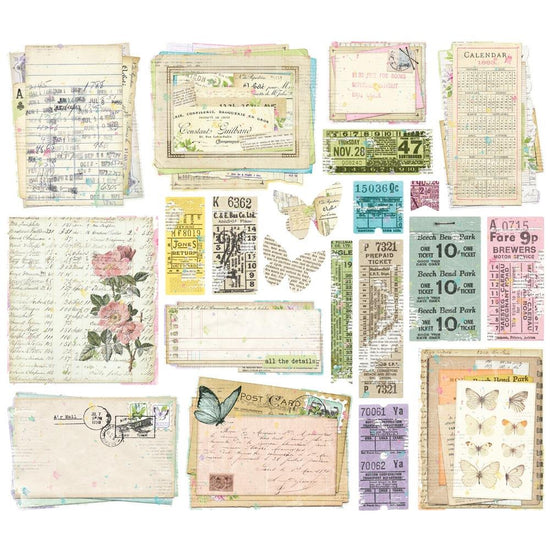 Simple Vintage Life In Bloom Ephemera 21/Pkg