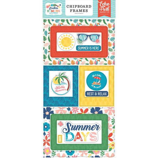 Endless Summer Chipboard 6"X13" Frames
