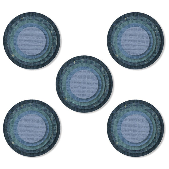 Sizzix Thinlits Die Set 25PK - Stacked Tiles, Circles Item 